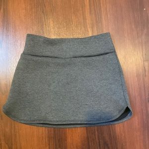 Grey mini skirt